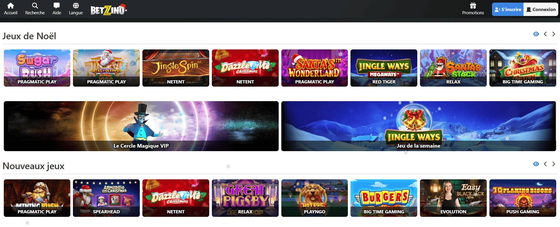 Jeux Betzino casino